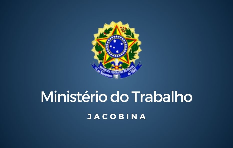 Ministério do Trabalho Jacobina