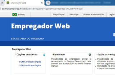 Empregador Web Guia Completo